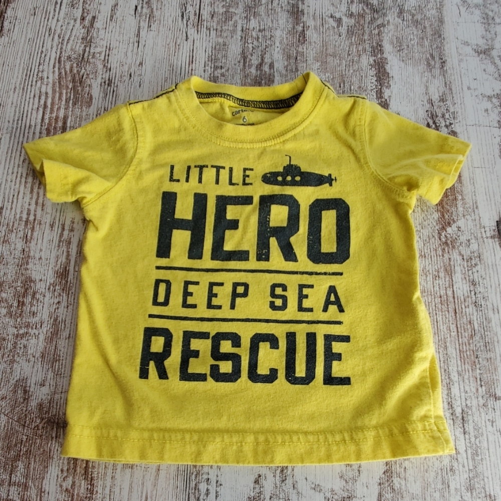 BOYS CARTERS TEE SHIRT SIZE 6 MONTHS